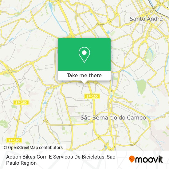 Action Bikes Com E Servicos De Bicicletas map