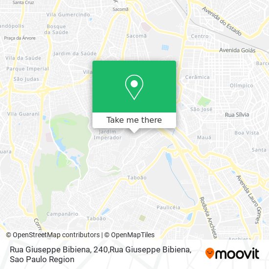Mapa Rua Giuseppe Bibiena, 240,Rua Giuseppe Bibiena