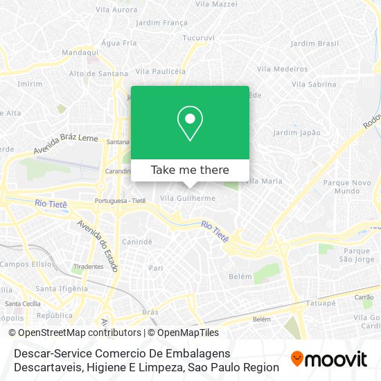 Descar-Service Comercio De Embalagens Descartaveis, Higiene E Limpeza map
