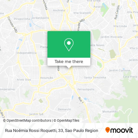 Rua Noêmia Rossi Roquetti, 33 map