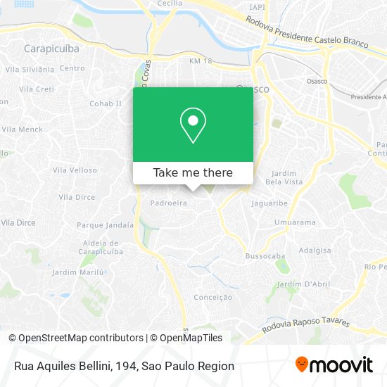 Rua Aquiles Bellini, 194 map