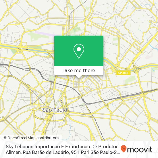 Sky Lebanon Importacao E Exportacao De Produtos Alimen, Rua Barão de Ladário, 951 Pari São Paulo-SP 03010-000 map