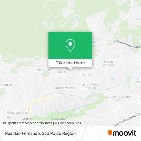 Rua São Fernando map