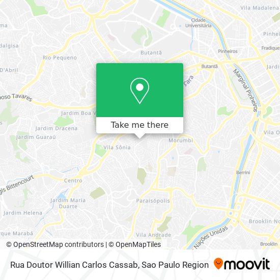 Mapa Rua Doutor Willian Carlos Cassab