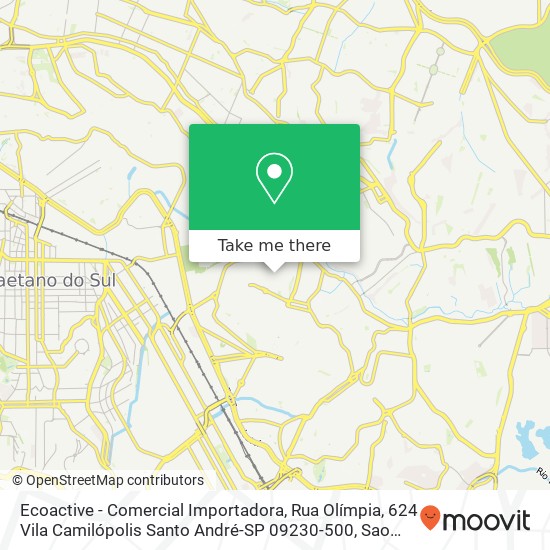 Ecoactive - Comercial Importadora, Rua Olímpia, 624 Vila Camilópolis Santo André-SP 09230-500 map