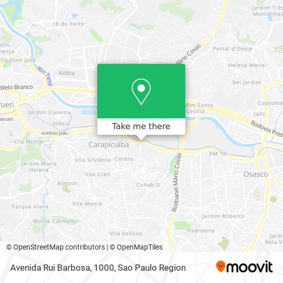 Avenida Rui Barbosa, 1000 map