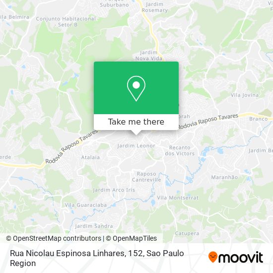 Rua Nicolau Espinosa Linhares, 152 map