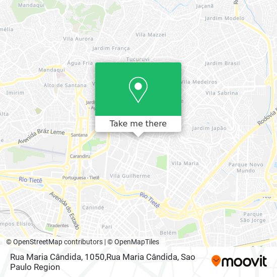 Rua Maria Cândida, 1050,Rua Maria Cândida map