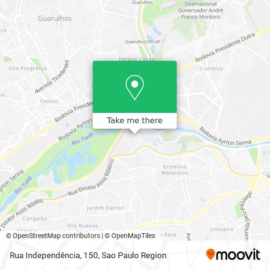 Rua Independência, 150 map