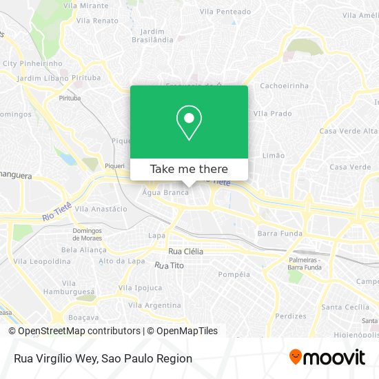 Rua Virgílio Wey map