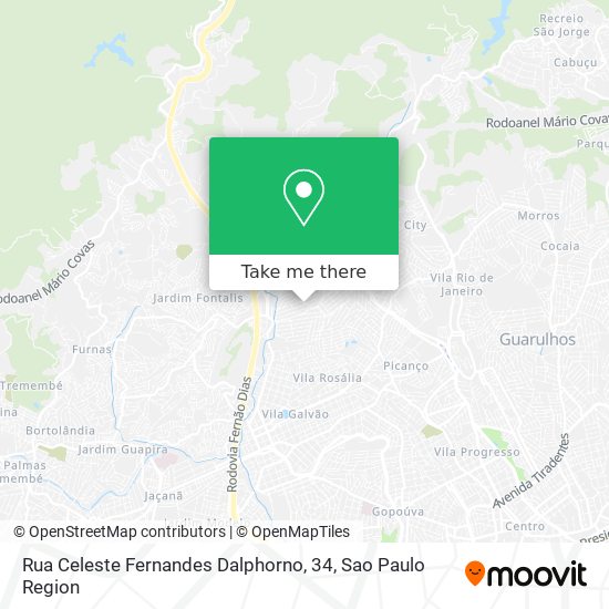 Rua Celeste Fernandes Dalphorno, 34 map
