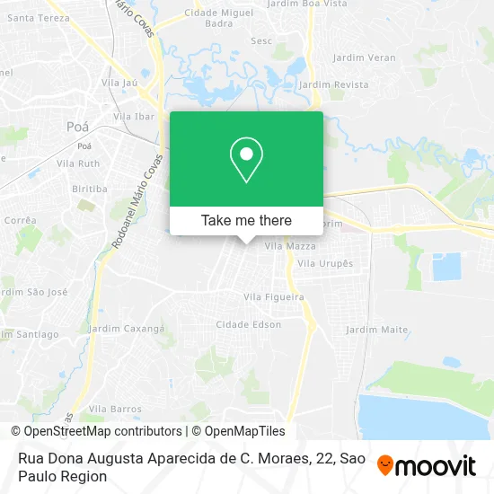 Rua Dona Augusta Aparecida de C. Moraes, 22 map