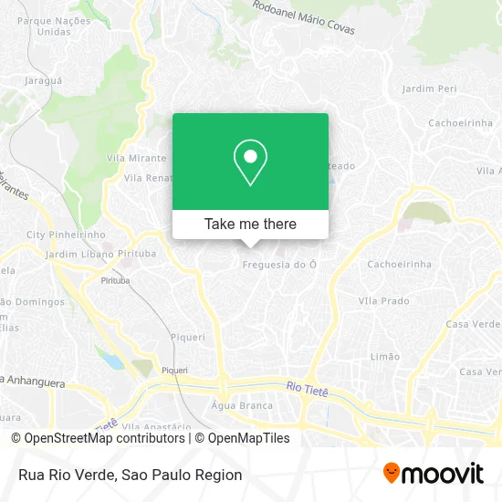 Rua Rio Verde map