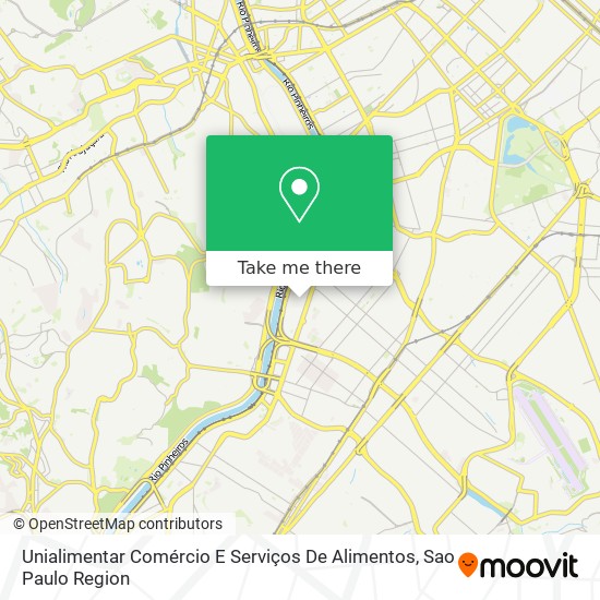 Unialimentar Comércio E Serviços De Alimentos map