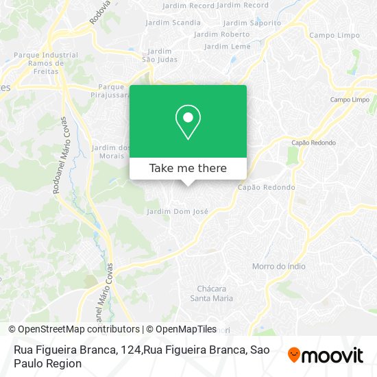 Rua Figueira Branca, 124,Rua Figueira Branca map