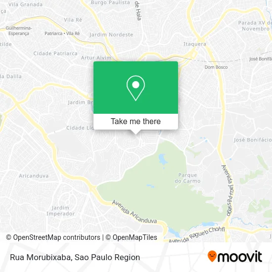 Rua Morubixaba map
