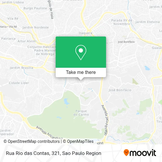 Rua Rio das Contas, 321 map