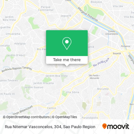 Rua Nitemar Vasconcelos, 304 map