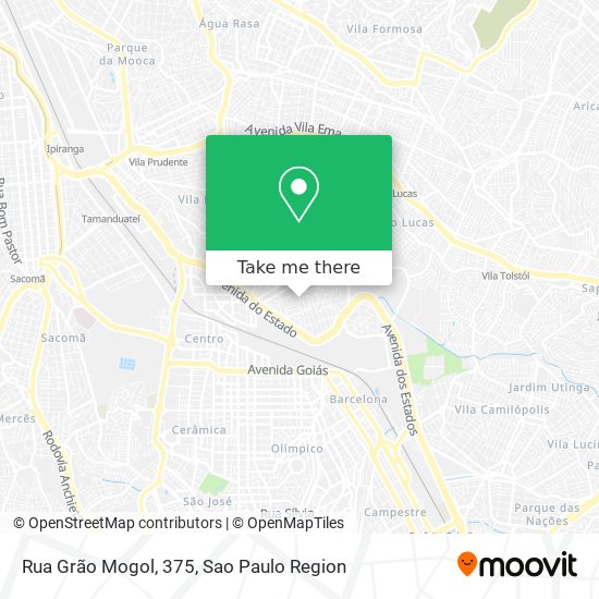 Rua Grão Mogol, 375 map