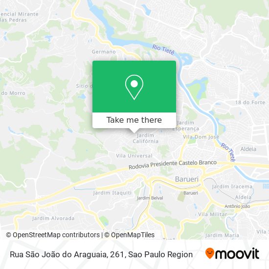 Rua São João do Araguaia, 261 map