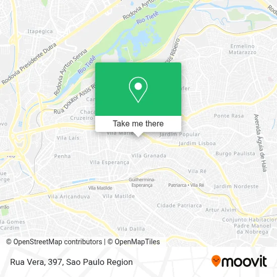 Rua Vera, 397 map