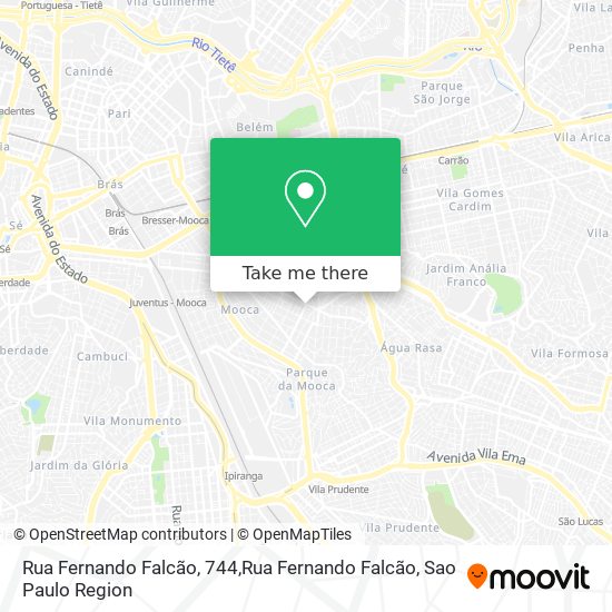 Rua Fernando Falcão, 744,Rua Fernando Falcão map