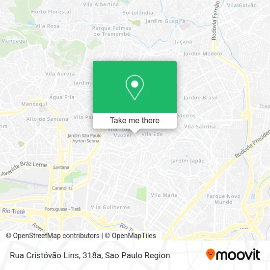Rua Cristóvão Lins, 318a map