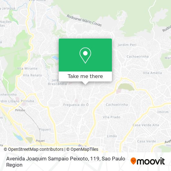Avenida Joaquim Sampaio Peixoto, 119 map