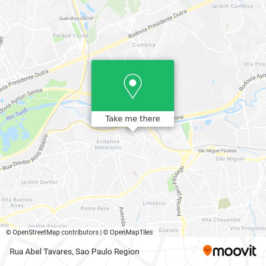 Rua Abel Tavares map