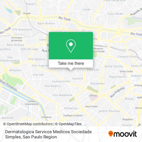 Dermatologica Servicos Medicos Sociedade Simples map