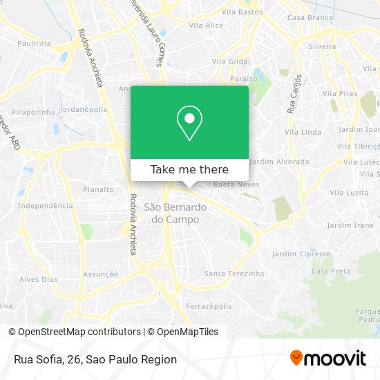 Mapa Rua Sofia, 26