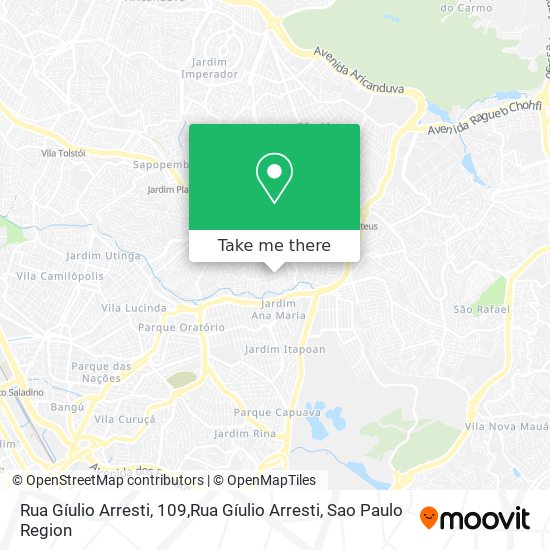 Rua Gíulio Arresti, 109,Rua Gíulio Arresti map