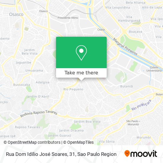 Rua Dom Idílio José Soares, 31 map