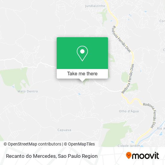 Recanto do Mercedes map