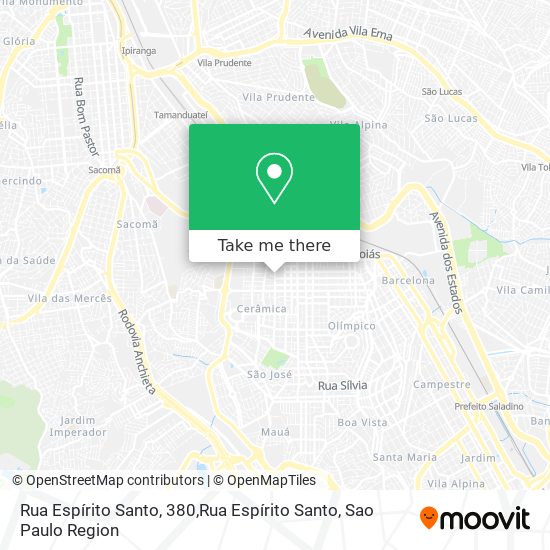 Rua Espírito Santo, 380,Rua Espírito Santo map
