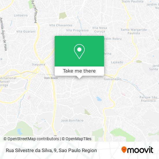 Mapa Rua Silvestre da Silva, 9