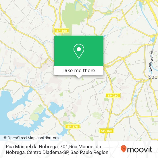 Rua Manoel da Nóbrega, 701,Rua Manoel da Nóbrega, Centro Diadema-SP map