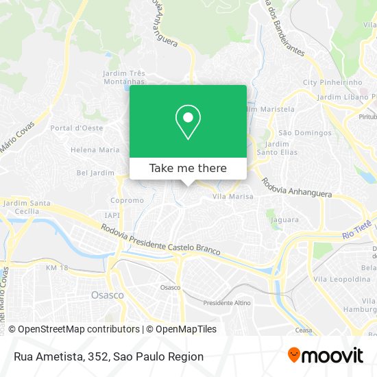 Rua Ametista, 352 map