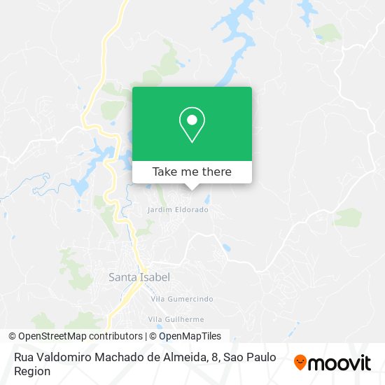 Mapa Rua Valdomiro Machado de Almeida, 8