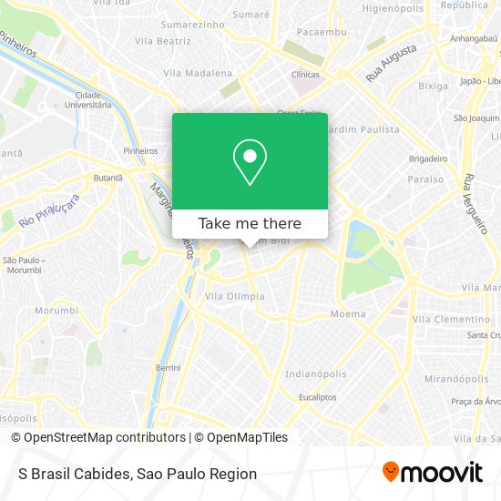 S Brasil Cabides map