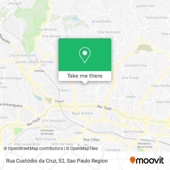 Rua Custódio da Cruz, 52 map