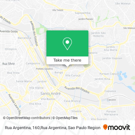 Rua Argentina, 160,Rua Argentina map