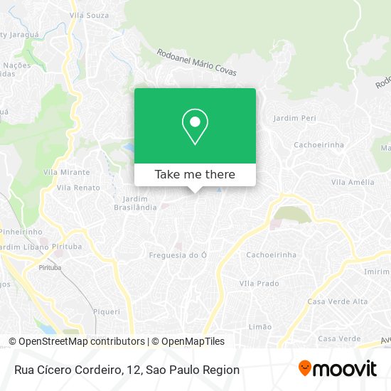 Rua Cícero Cordeiro, 12 map