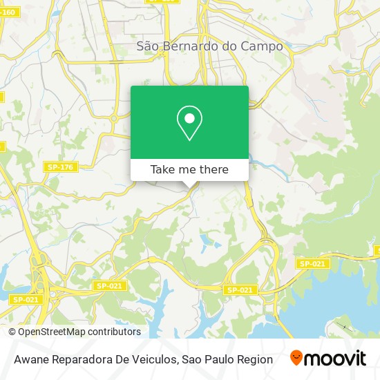 Awane Reparadora De Veiculos map