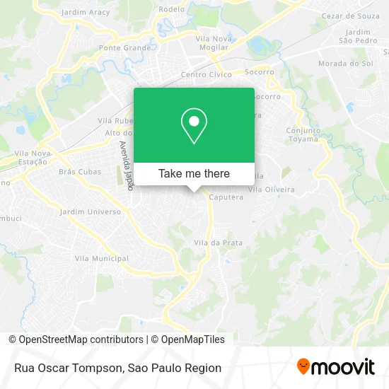 Rua Oscar Tompson map