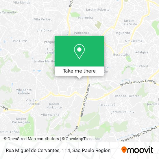 Rua Miguel de Cervantes, 114 map