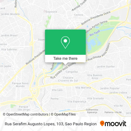Rua Serafim Augusto Lopes, 103 map