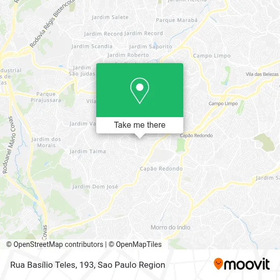 Rua Basílio Teles, 193 map