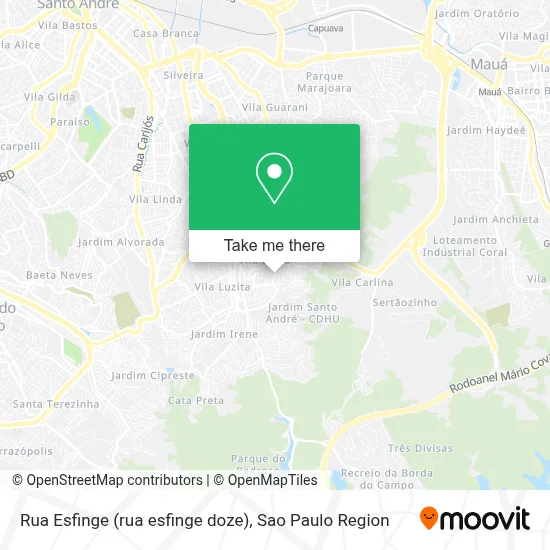 Rua Esfinge (rua esfinge doze) map