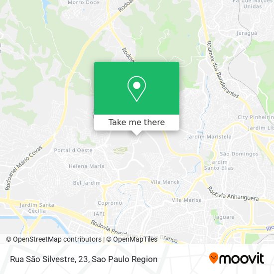 Rua São Silvestre, 23 map